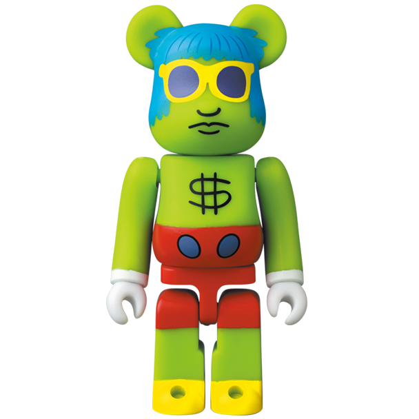 BE@RBRICK Série 43 Artiste Keith Haring « Andy Mouse » (100 %)