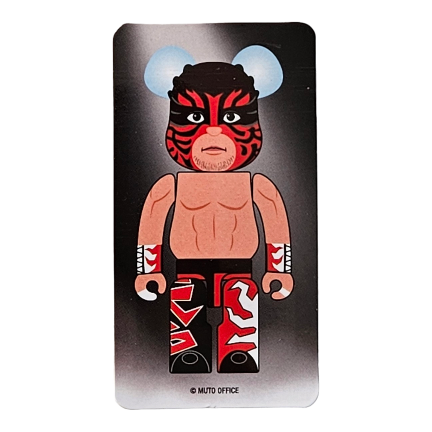 BE@RBRICK Series 46 Artist "The Great Muta" [Mask Version] (100%) - SECRET