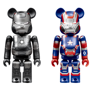 BE@RBRICK A - War Machine &amp; Iron Patriot (100%)