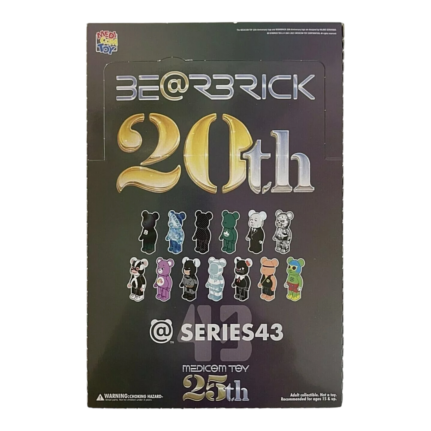 BE@RBRICK Series 43 box of 24 (100%)