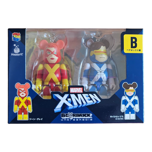 BE@RBRICK B - Jean Grey & Cyclops (100%)