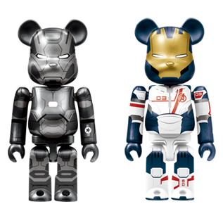 BE@RBRICK B - War Machine Mark 2 et Iron Legion (100%)