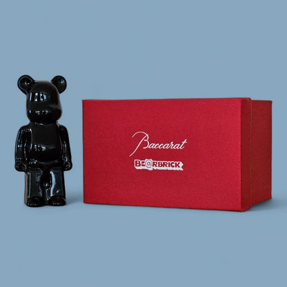 Baccarat Bearbrick Black 200% mit Verpackung