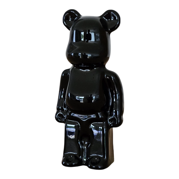 Baccarat Bearbrick Black 200% schräg