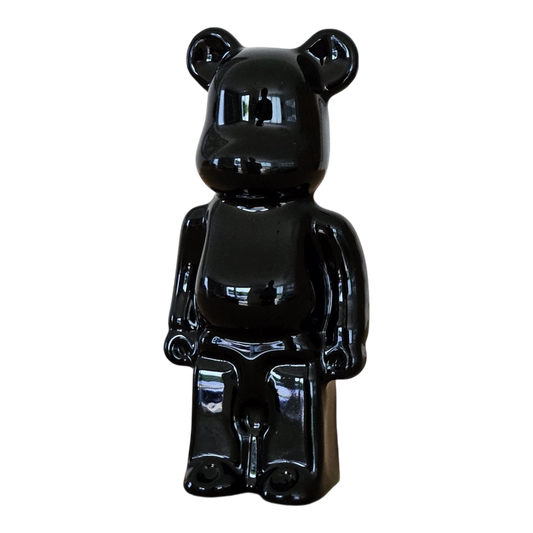 Baccarat Bearbrick Black 200% schräg