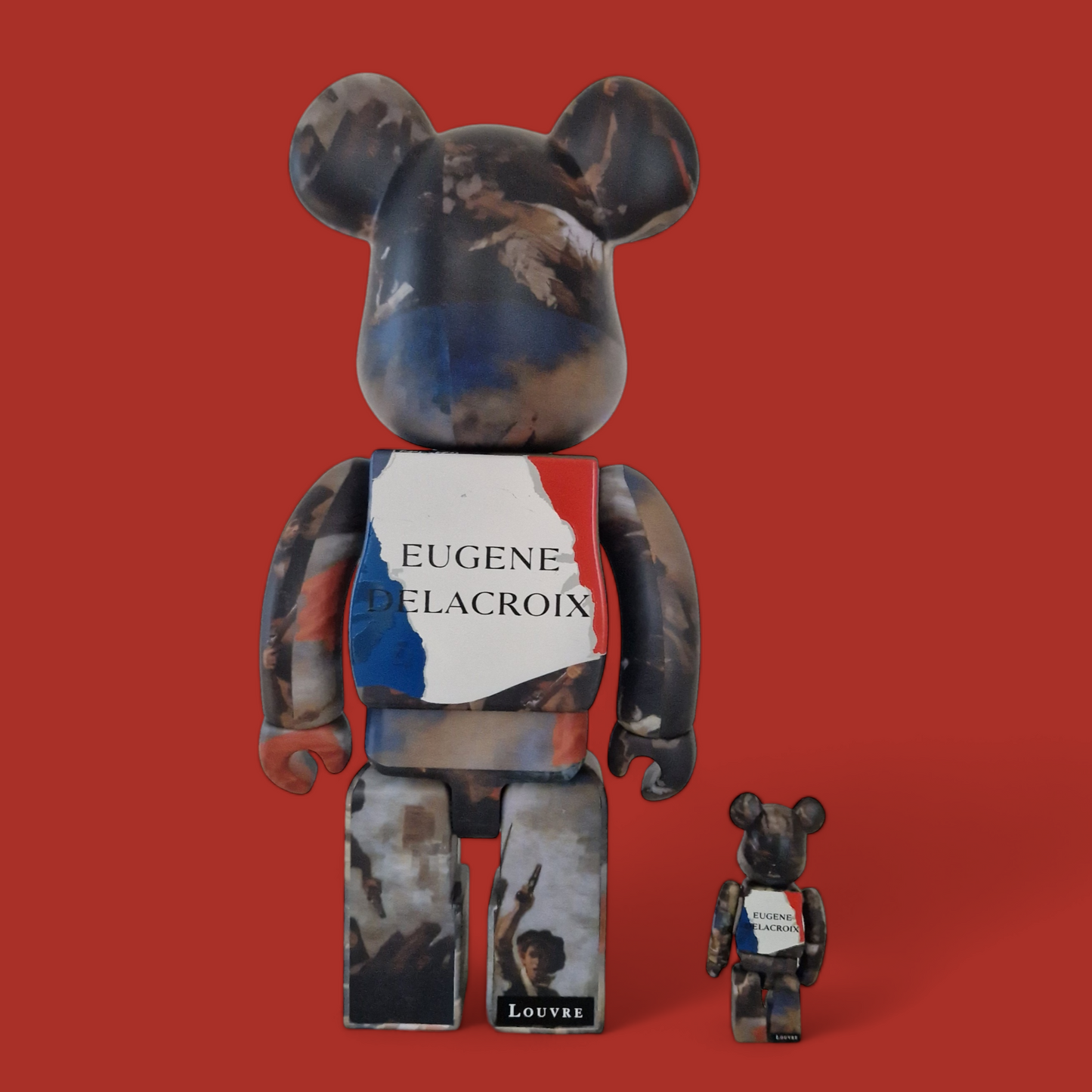 BE@RBRICK Eugène Delacroix "Liberty Leading The People" (100%+400%)