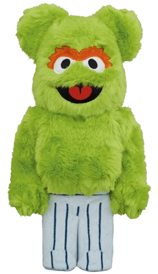 Beabrick Oscar the Grouch Costume Version [Sesame Street] 400% Herstellerbild 1