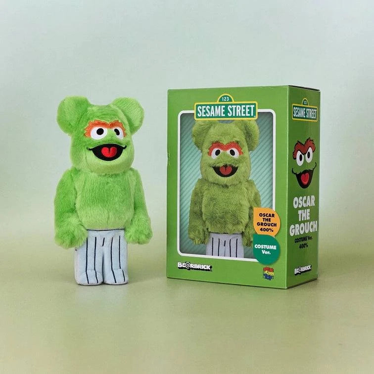 Beabrick Oscar the Grouch Costume Version [Sesame Street] 400% mit Verpackung