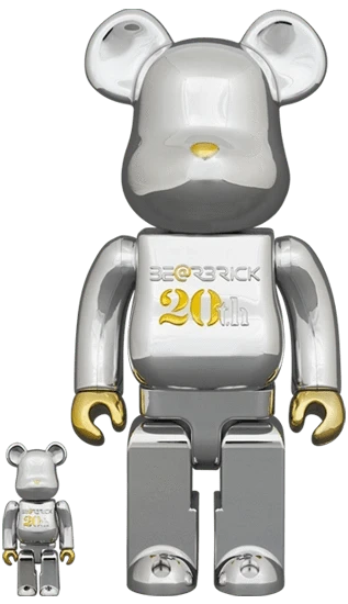 Bearbrick 20th Anniversary Model 100%+400% Herstellerbild 1