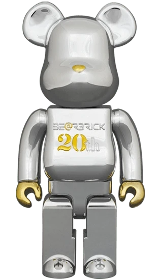 Bearbrick 20th Anniversary Model 100%+400% Herstellerbild 3