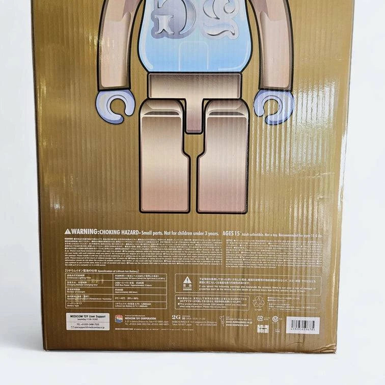 Bearbrick 2G Reverse 1000% Verpackungsrückseite