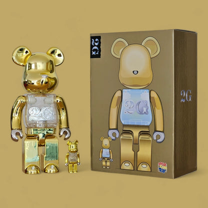 Bearbrick 2G Reverse 100%+400% mit Verpackung