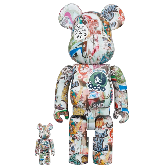 Bearbrick 9090 × S.H.I.P&crew 100%+400% Herstellerbild 1