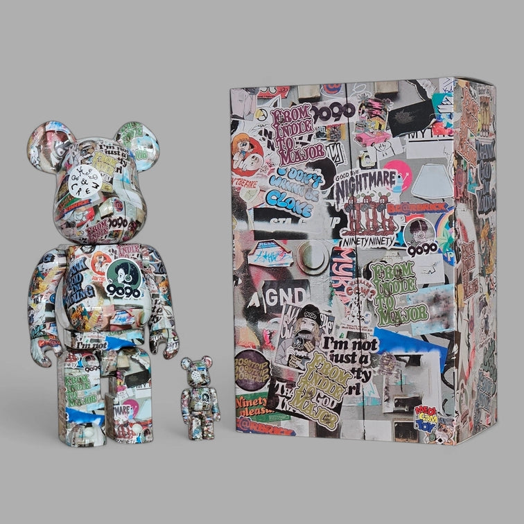 Bearbrick 9090 × S.H.I.P&crew 100%+400% mit Verpackung