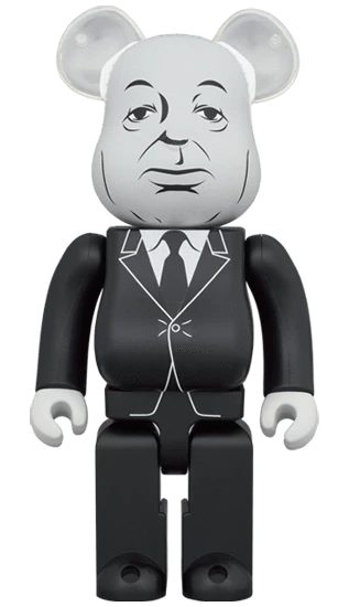 Bearbrick Alfred Hitchcock 400% Herstellerbild 1