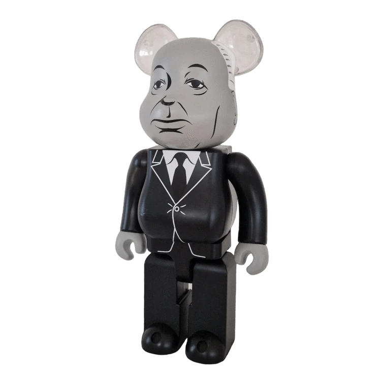 Bearbrick Alfred Hitchcock 400% schräg