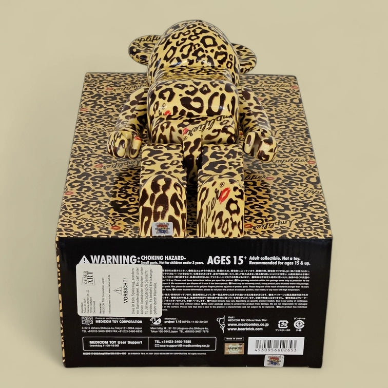 Bearbrick Amplifier Leopard Print 100%+400% Echtheitsmerkmale