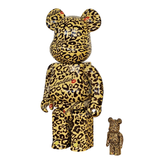 Bearbrick Amplifier Leopard Print 100%+400% schräg