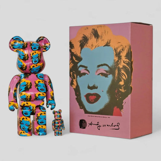 Bearbrick Andy Warhol Marilyn Monroe #2 100%+400% mit Verpackung