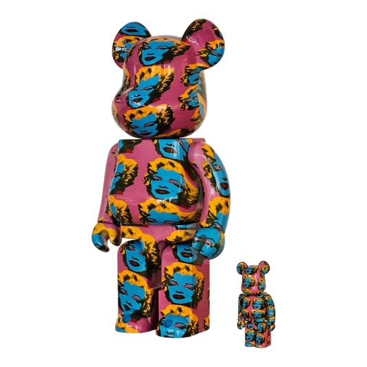 Bearbrick Andy Warhol Marilyn Monroe #2 100%+400% schräg