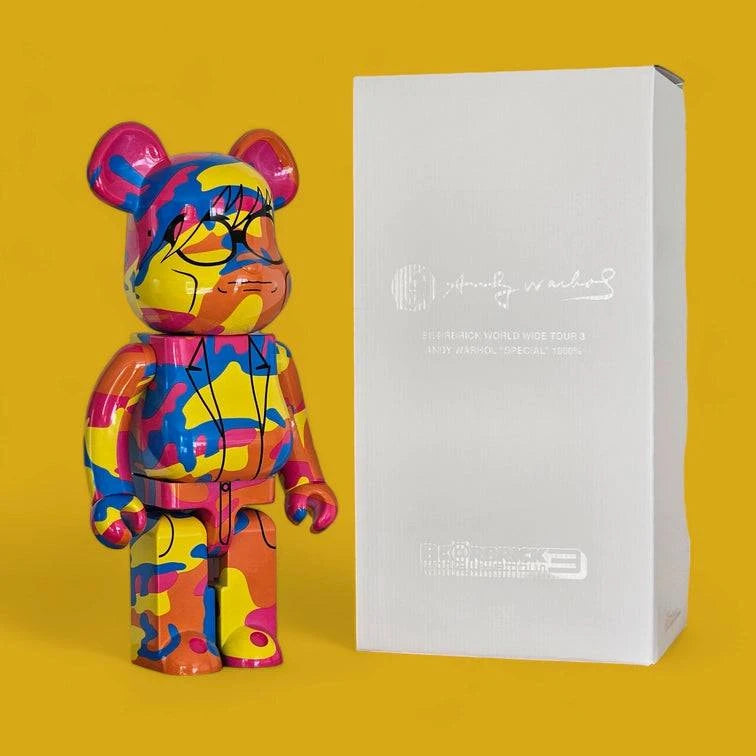 Bearbrick Andy Warhol Special 1000% mit Verpackung