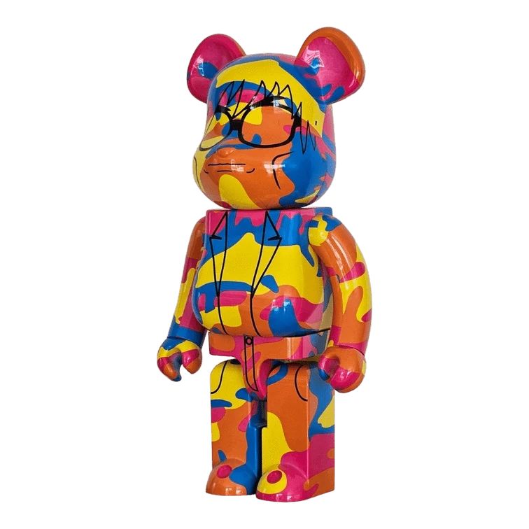 Bearbrick Andy Warhol Special 1000% schräg