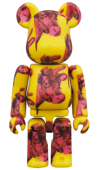 Bearbrick Andy Warhol 'Cow Wallpaper' 100%+400% Herstellerbild 2