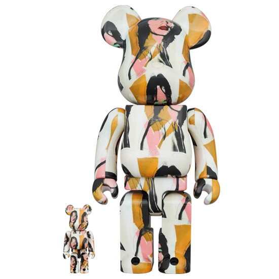 Bearbrick Andy Warhol 'Mick Jagger' 100%+400% Herstellerbild 1