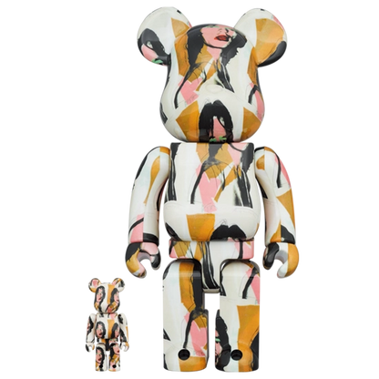 Bearbrick Andy Warhol 'Mick Jagger' 100%+400% Herstellerbild 1