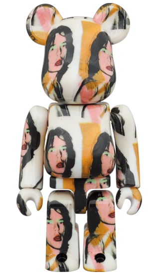 Bearbrick Andy Warhol 'Mick Jagger' 100%+400% Herstellerbild 2