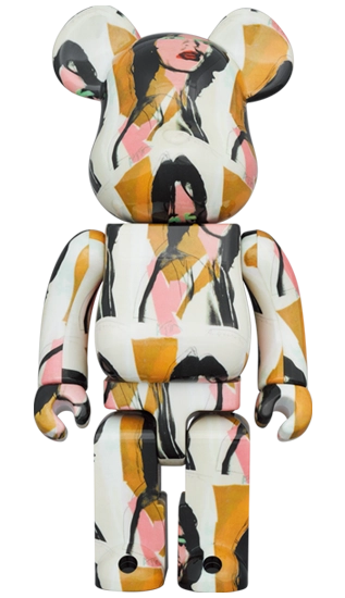 Bearbrick Andy Warhol 'Mick Jagger' 100%+400% Herstellerbild 3