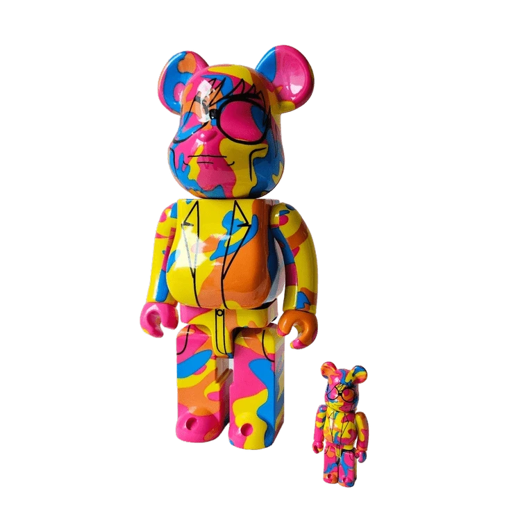 Bearbrick Andy Warhol 'Special' 100%+400% schräg