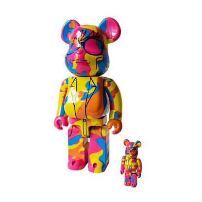 Bearbrick Andy Warhol 'Special' 100%+400% schräg