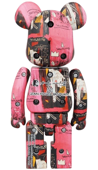 Bearbrick Andy Warhol × Jean-Michel Basquiat 200% Herstellerbild 2