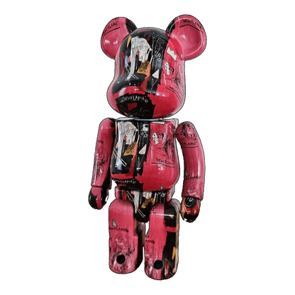 Bearbrick Andy Warhol × Jean-Michel Basquiat 200% schräg