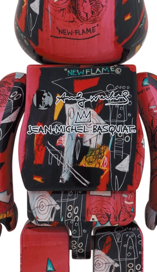 Bearbrick Andy Warhol × Jean-Michel Basquiat #1 Herstellerbild 2