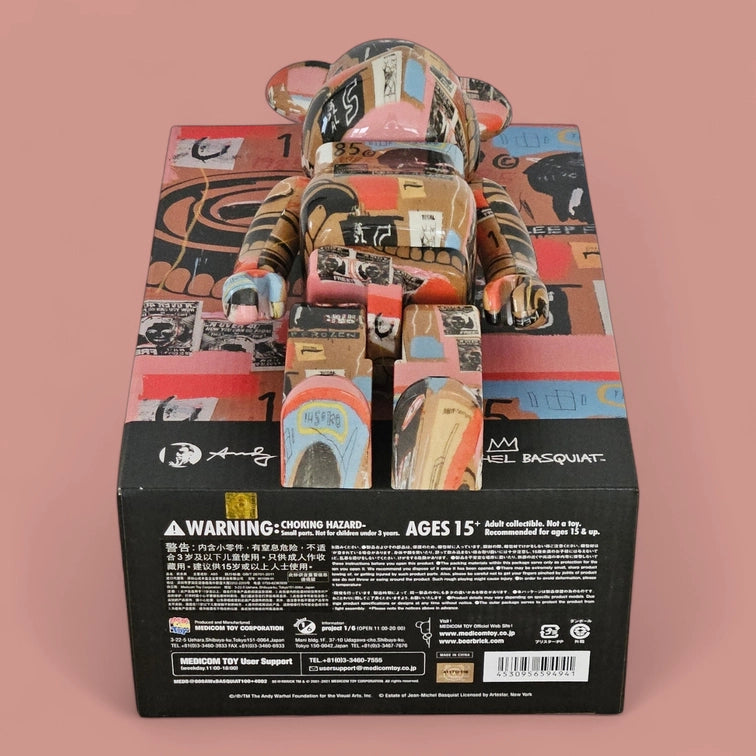 Bearbrick Andy Warhol × Jean-Michel Basquiat #2 100%+400% Echtheitsmerkmale