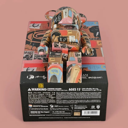 Bearbrick Andy Warhol × Jean-Michel Basquiat #2 100%+400% Echtheitsmerkmale