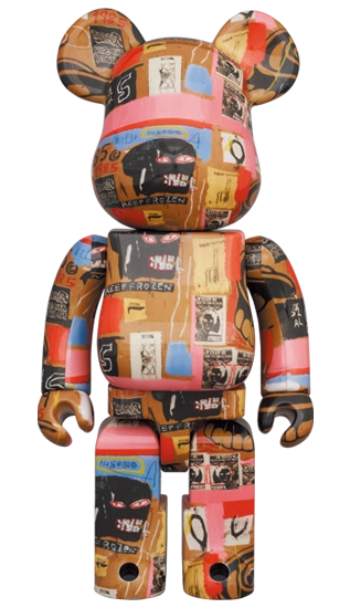 Bearbrick Andy Warhol × Jean-Michel Basquiat #2 100%+400% Herstellerbild 3