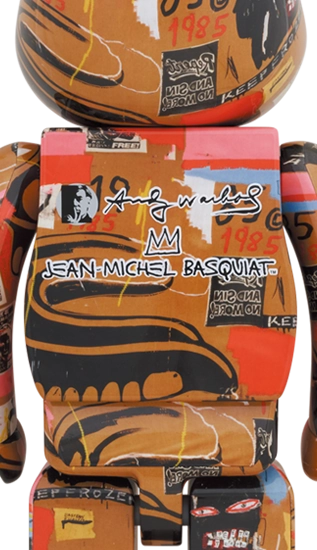 Bearbrick Andy Warhol × Jean-Michel Basquiat #2 Herstellerbild 2