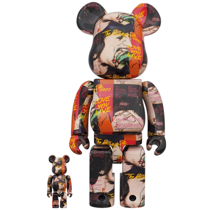 Bearbrick Andy Warhol × The Rolling Stones 'Love You Live' 100%+400% Herstellerbild 1