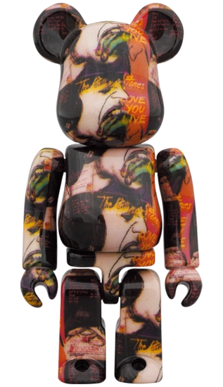 Bearbrick Andy Warhol × The Rolling Stones 'Love You Live' 100%+400% Herstellerbild 2