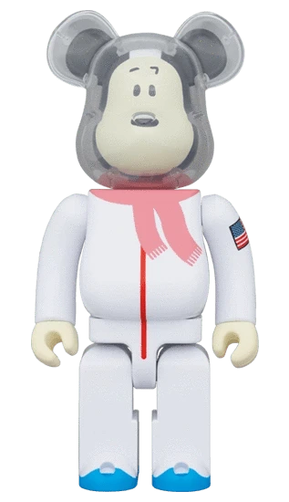 Bearbrick Astronaut Snoopy 400% Herstellerbild 1