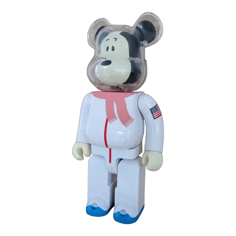 Bearbrick Astronaut Snoopy 400% schräg