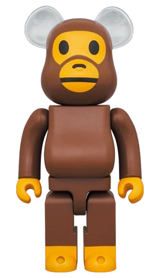 Bearbrick Baby Milo Ear Clear Version 400% Herstellerbild 1