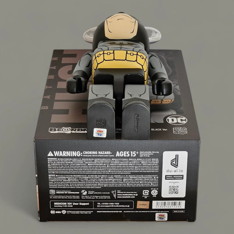 Bearbrick Batman (Batman Hush) Black Version Echtheitsmerkmale