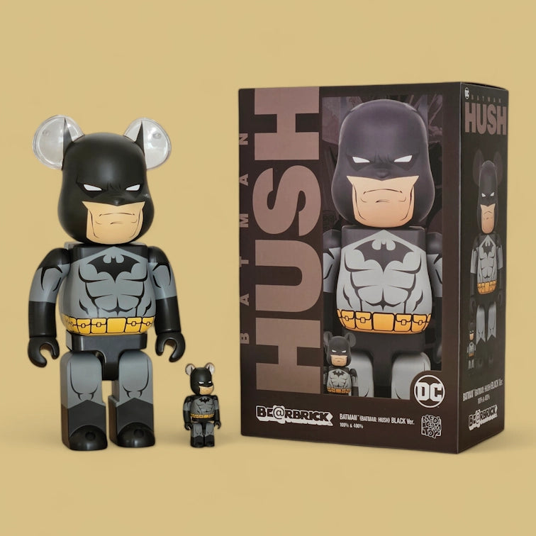 Bearbrick Batman (Batman Hush) Black Version mit Verpackung