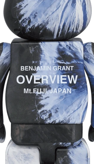 Bearbrick Benjamin Grant Overview Mount Fuji 100%+400% Herstellerbild 4