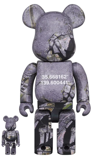 Bearbrick Benjamin Grant Overview 'Tokyo' 100%+400% Herstellerbild 1