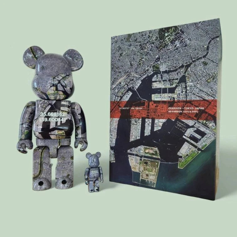 Bearbrick Benjamin Grant Overview 'Tokyo' 100%+400% mit Verpackung